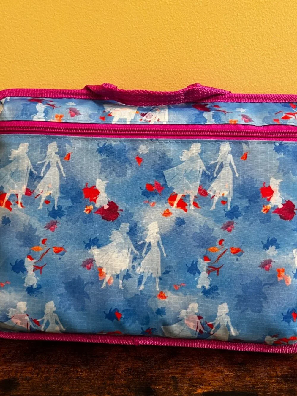 Disney Frozen II Pink Kids Activity Lap Desk with Zipper Pocket and Carry Handle